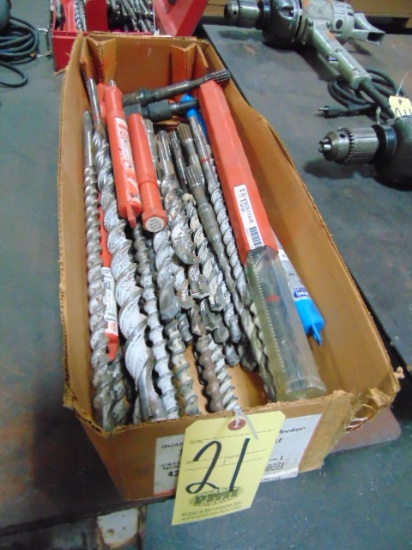 LOT OF HAMMER DRILL BITS, assorted (in one box)