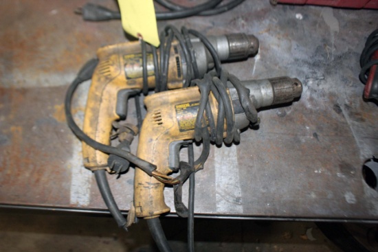LOT OF CORDED DRILLS (2), DEWALT  (Location  #1: Tyco Air Products, Inc., 1