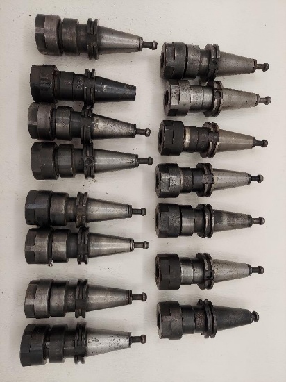 LOT OF (15) CAT-40 TOOL HOLDERS (Packing & Crating Charge $20.00) (Located