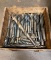 LOT OF TAPER SHANK TWIST DRILLS, in crate (Located at: P & M Machine, Private Road 3463, Gladewater,