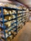 LOT OF FASTENERS, proprietary to aviation industry, on (5) shelving units, shelving included