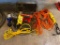 LOT CONSISTING OF: Ridgid 2 in 1 shop vac., lights & electrical cords (Located at: Ellis Precision