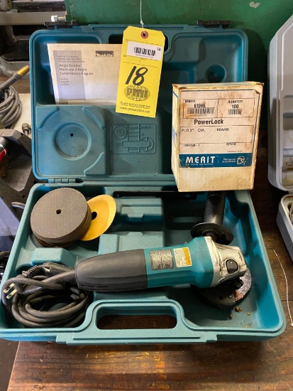ANGLE GRINDER, MAKITA, 4" (Located at: P & M Machine, Private Road 3463, Gladewater, TX 75647)