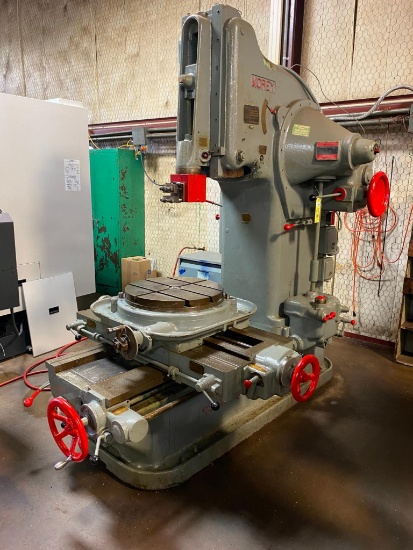 SHAPER, MOREY MDL. 14 VERTICAL, 24" rotary tbl., S/N 162-0130 (Located at: P & M Machine, Private