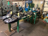 LOT OF SHOP TABLES (4) (Note: delayed removal) (Located at: P & M Machine, Private Road 3463,