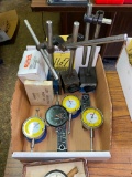 LOT OF DIAL INDICATORS & MAGNETIC STANDS (Located at: P & M Machine, Private Road 3463, Gladewater,
