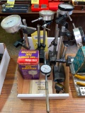 LOT OF DIAL INDICATORS & MAGNETIC STANDS (Located at: P & M Machine, Private Road 3463, Gladewater,