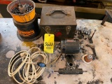 LOT Of SHOP SUPPLIES: Dumore tool post grinder, w/ Turo 600 tumbler (Located at: Ellis Precision