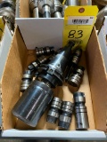 TAPPING HEAD, PARLEC INC. C45.70TR5, SYSTEM 700, w/ holders, assorted (Located at: P & M Machine,
