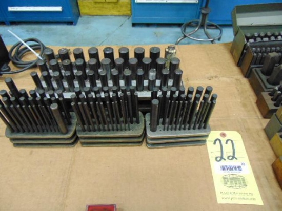 LOT OF TRANSFER PUNCHES, assorted