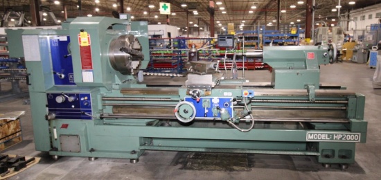 HOLLOW SPINDLE LATHE, KINGSTON HEAVY DUTY 34 HP-2000, new 2014, never used in production