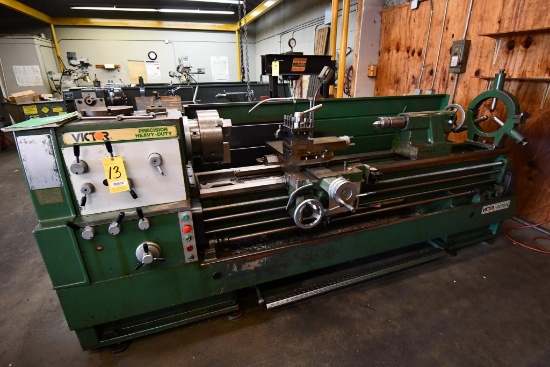 LATHE, VICTOR MDL. 2280E, new 1997, taper, S/N 6803137 (Located at: Jones Machine Company, 5710