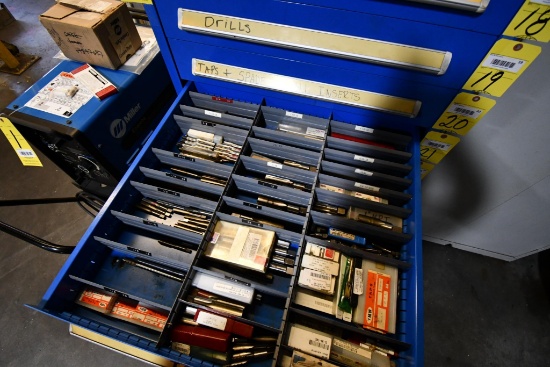 LOT CONTENTS OF CABINET DRAWER: taps (Located at: Jones Machine Company, 5710 Brittmoore, Houston,