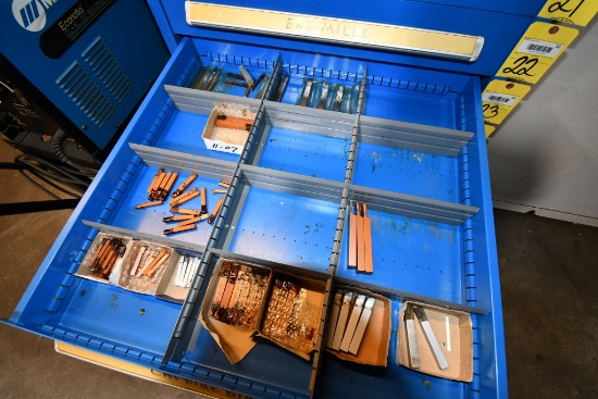 LOT CONTENTS OF CABINET DRAWER: carbide brazed tools (Located at: Jones Machine Company, 5710