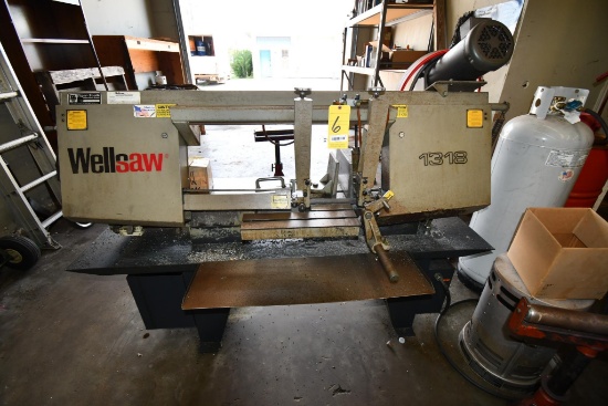 HORIZONTAL SAW, WELLSAW MDL. 1318, 1" blade (Located at: Jones Machine Company, 5710 Brittmoore,