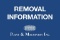 REMOVAL INFO