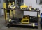 LOT OF WORK TABLES (2): metal & wood (Note: 2-week delay removal)