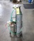 OXYGEN/ ACETYLENE TORCH CART, w/ gages & torch head