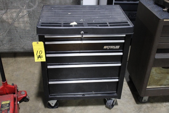 ROLLING TOOL BOX, WATERLOU, 5-drawer