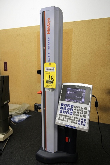 DIGITAL HEIGHT GAGE, MITUTOYO MDL. LINEAR HEIGHT LH-600, S/N 870113