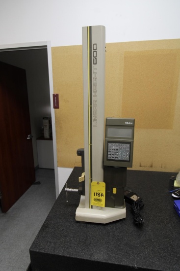 DIGITAL HEIGHT GAGE, MITUTOYO MDL. LINEAR HEIGHT-600, S/N 660113