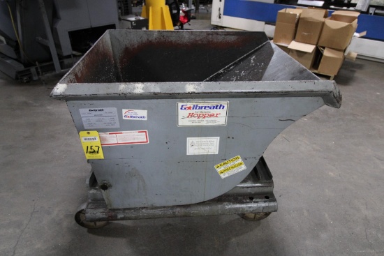 SELF DUMPING HOPPER, GILBREATH, 1/2 yd. cap.