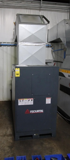 ROTARY SCREW AIR COMPRESSOR, FS CURTIS NX MDL. V22, 30 HP, 460 v., 125 PSI, S/N NV2219042