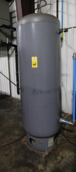AIR RECEIVING TANK, 240 gal. cap.