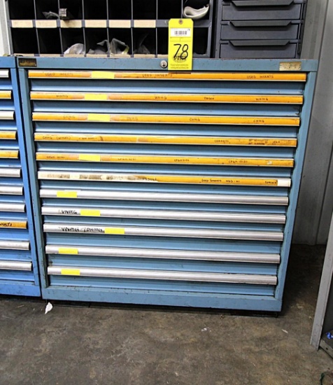 TOOL CABINET, LISTA, 11-drawer (Note: contents not included) (two week delayed removal)