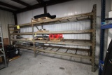 LOT OF PALLET RACK SECTIONS (2), 10' x 3' x 8', w/ mesh inserts