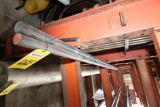 LOT OF SOLID STEEL SOLID BAR, 1-1/2