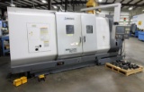 CNC LATHE, OKUMA SIMULTURN MDL. LU400-M, Mfg. 2012, Okuma OSP CNC control, Kitagawa 15