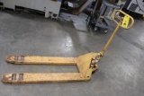 LOW PROFILE PALLET JACK, JET, (needs repair)