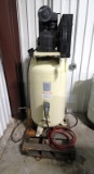 VERTICAL AIR COMPRESSOR, INGERSOLL RAND, 50 HP, S/N CBV253044