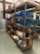 LOT OF ADJUSTABLE METAL SHELVING UNITS (9), w/ MDF boards, grey
