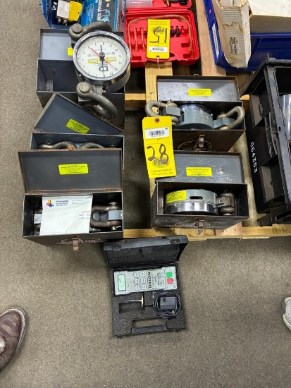 LOT CONSISTING OF: (5) Dillon analog dynamometers, 500-lb. to 15,000-lb. & (1) Dillon Quantrol, Mdl.