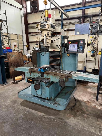 CNC BED MILL, SOUTHWESTERN TRAK MDL. DPM5, Mfg. 2011, ProtoTRAK SMX CNC control, pwr. draw bar, 12"