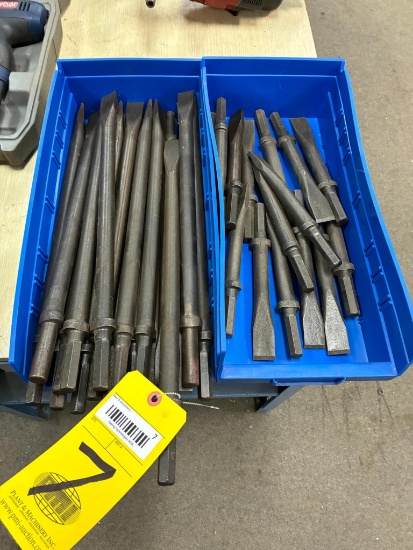 LOT OF IMPACT CHISELS