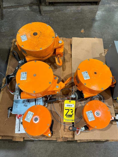 LOT OF (5) ZERO GRAVITY TOOL BALANCERS