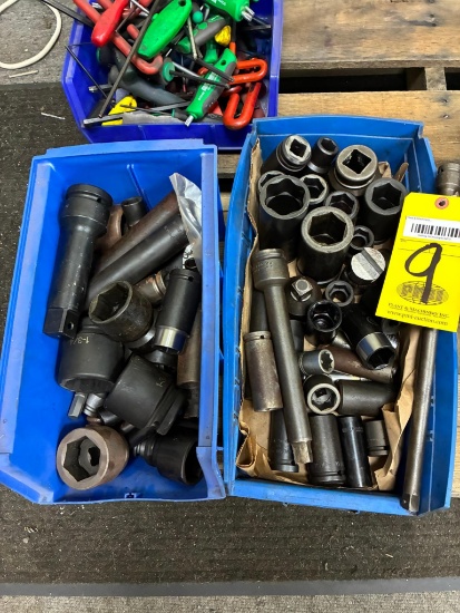 LOT OF IMPACT SOCKETS, in (2) boxes