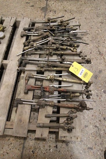 LOT OF TORCH HANDLES