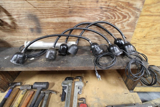 Lot Of Magnetic Base Machine Work Lights