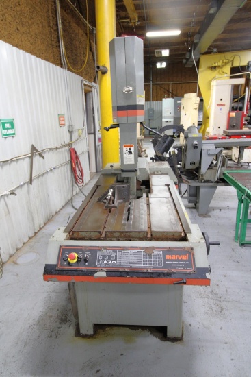 VERTICAL BANDSAW, MARVEL SERIES 8 MARK II, 22" cap. at 90 deg.,18" at 45 deg.