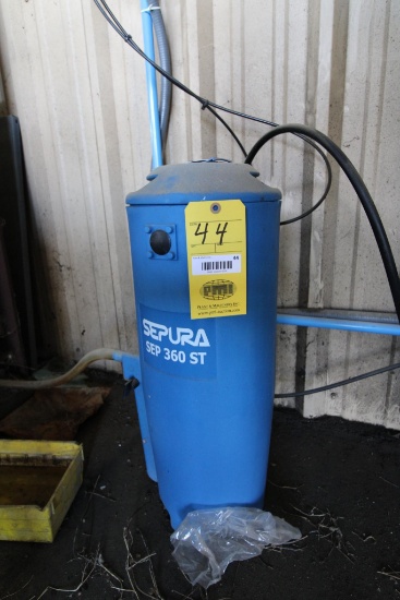 NANO SEPURA OIL & WATER SEPARATOR, SEPURA MDL. SEP360ST, 75 HP Max Air Compressor HP, 360 cfm, 1/2