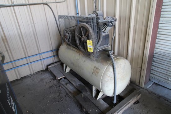 HORIZONTAL AIR COMPRESSOR, INGERSOLL RAND, 2-stage, 10 HP