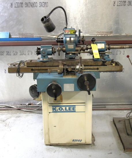 TOOL & CUTTER GRINDER, KO LEE MDL. B2060, Table Working Surface: 5.25? x 37.25?, Wheel Head Swivel: