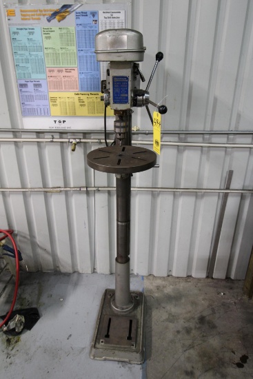 DRILL PRESS, CONTINENTAL MDL. DPF-14-12, 5/8" cap., #2 M T , 3/4 HP, 12-speed