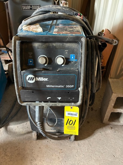 WELDING MACHINE, MILLER MILLERMATIC 35P, S/N LJ050756B