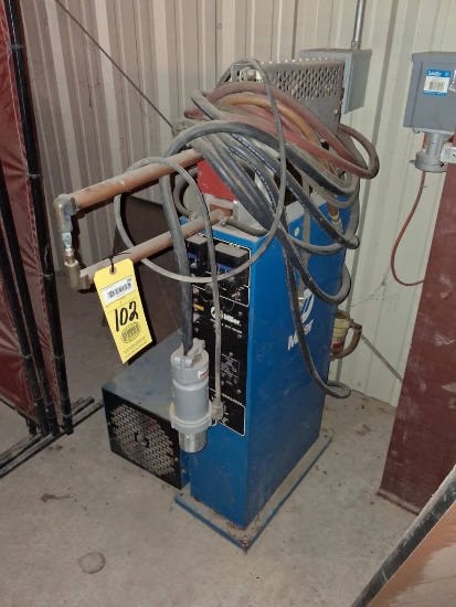 WELDING MACHINE, MILLER RESISTANCE SPOT WELDER MDL. SSW-2020ATT, S/N KF859828