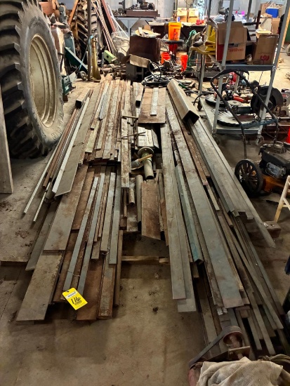 LOT OF RAW MATERIAL, assorted flat bar